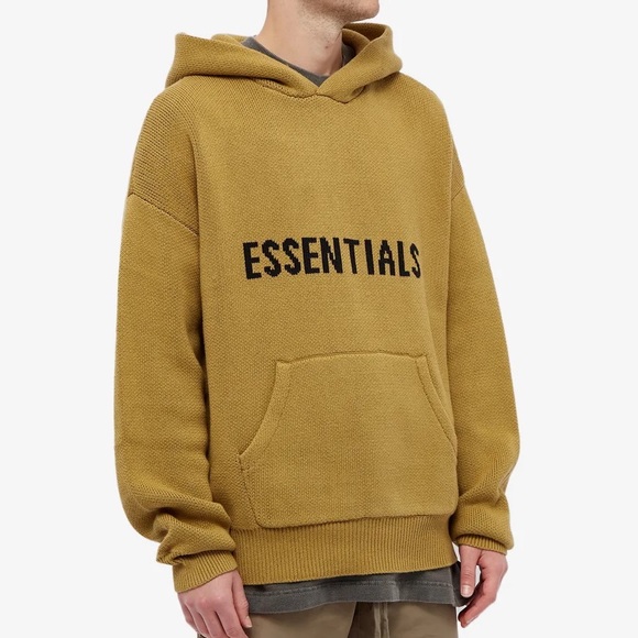 Fear of God Essentials Knit Hoodie - Picture 1 of 12